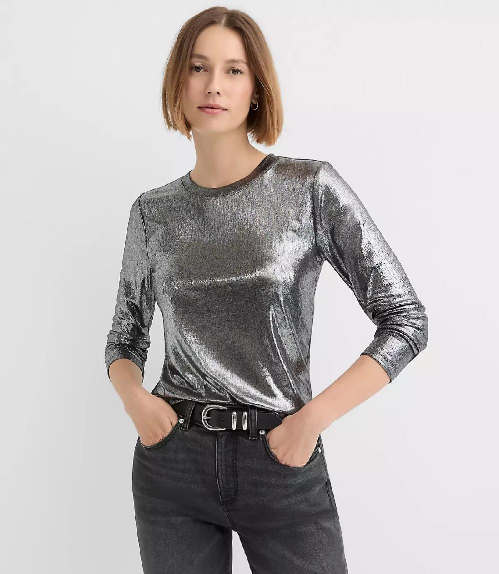 loft Foil Long Sleeve Everyday Tee
