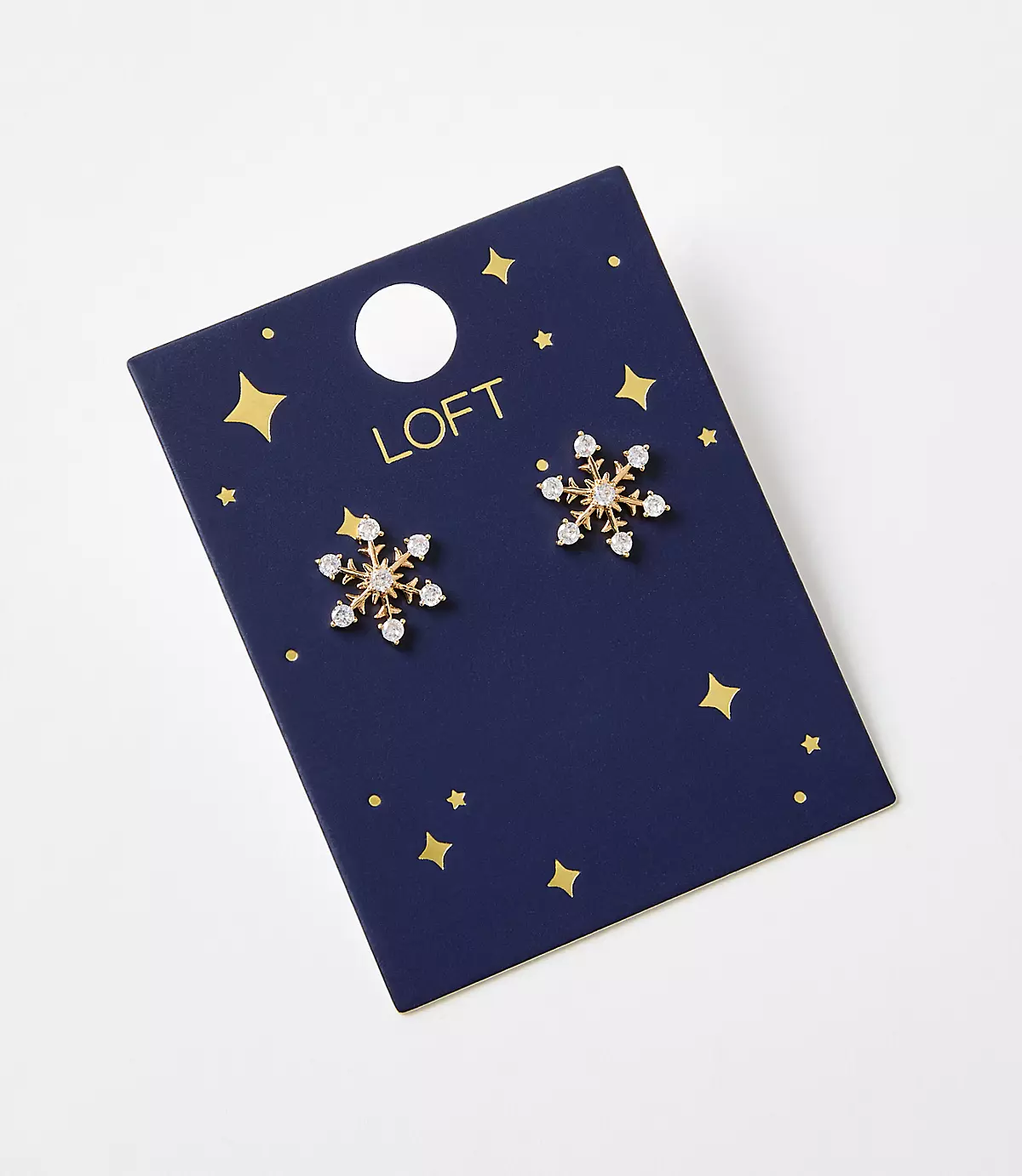 loft Pave Snowflake Stud Earrings