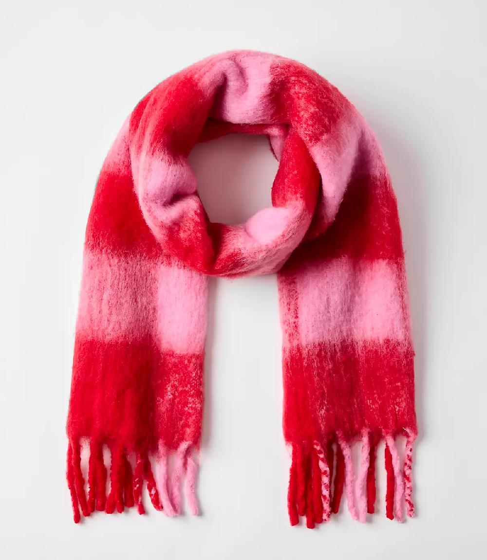 loft Plaid Blanket Scarf