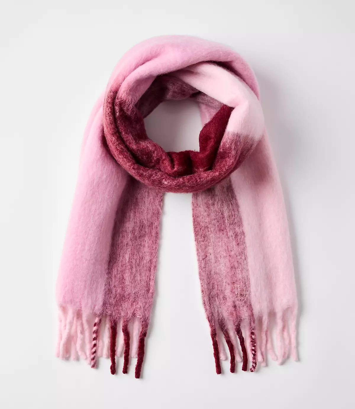 loft Plaid Blanket Scarf