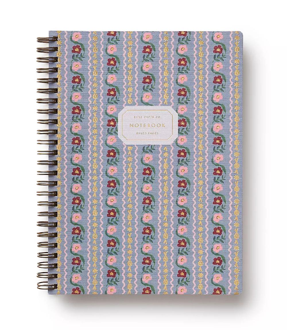 loft Rifle Paper Co. Delphine Spiral Notebook