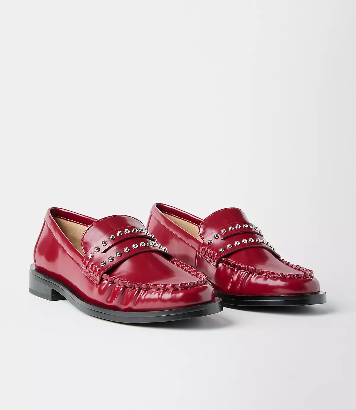 loft Studded Penny Loafers