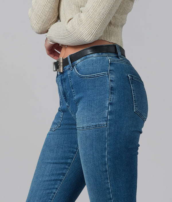 Lola Jeans BILLIE-DIS2 High Rise Bootcut Jeans Dim Sky 2