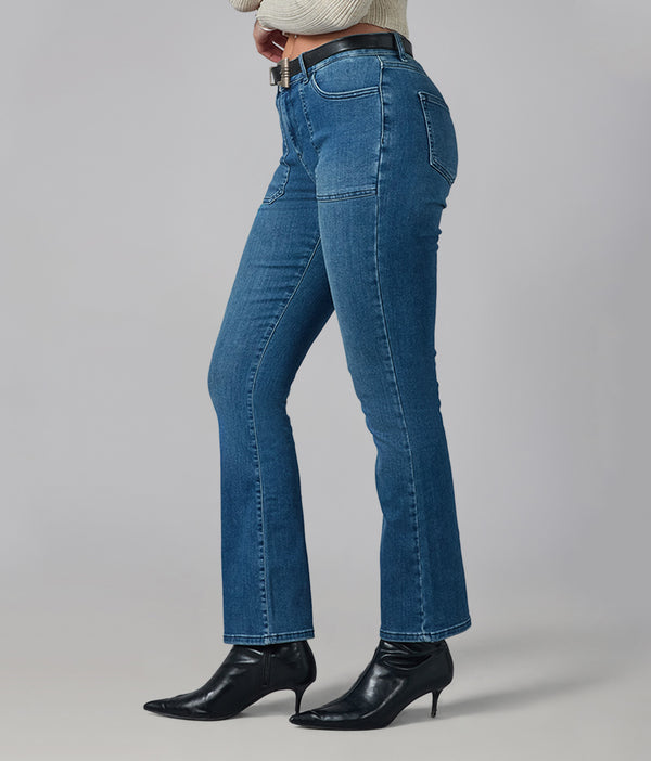 Lola Jeans BILLIE-DIS2 High Rise Bootcut Jeans Dim Sky 2