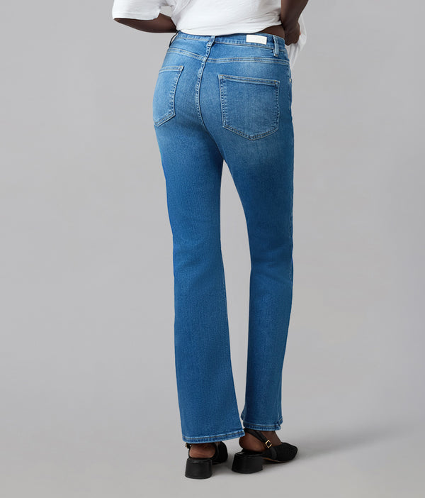Lola Jeans BILLIE-MDL High Rise Bootcut Jeans Morning Day Light