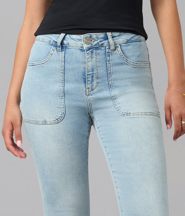 Lola Jeans BILLIE-TD High Rise Bootcut Jeans True Denim