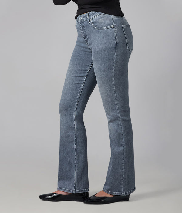 Lola Jeans BILLIE-WI High Rise Bootcut Jeans Washed Iron