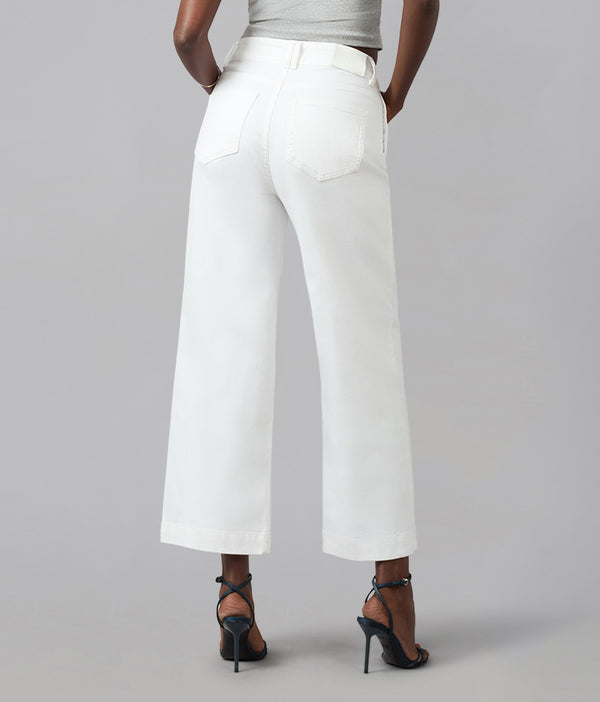 Lola Jeans COLETTE-OWHT High Rise Wide Leg Jeans Optic White
