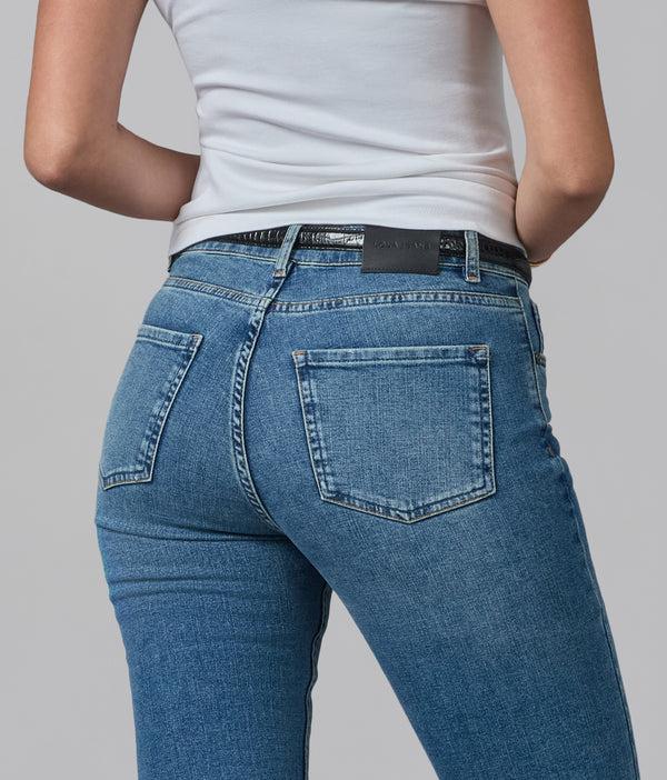 Lola Jeans DENVER-DIS2 High Rise Straight Jeans Dim Sky 2