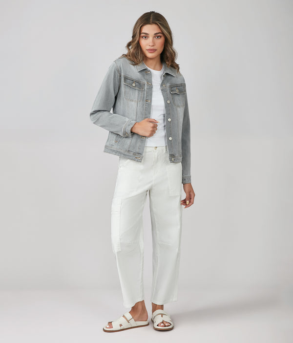 Lola Jeans GABRIELLA-MA Classic Denim Jacket Mid Ash