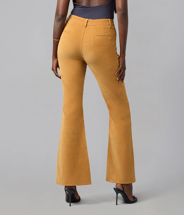 Lola Jeans ALICE-SC High Rise Flare Cord Suncloud