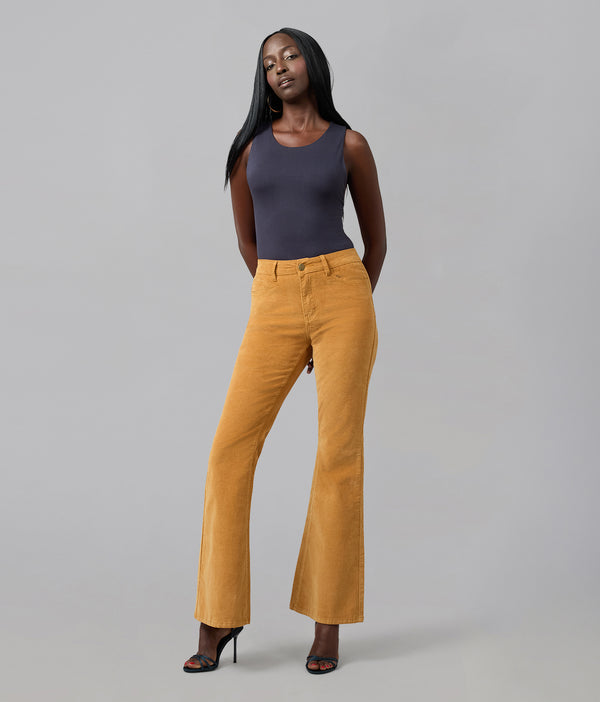 lola jeans ALICE-SC High Rise Flare Cord Suncloud