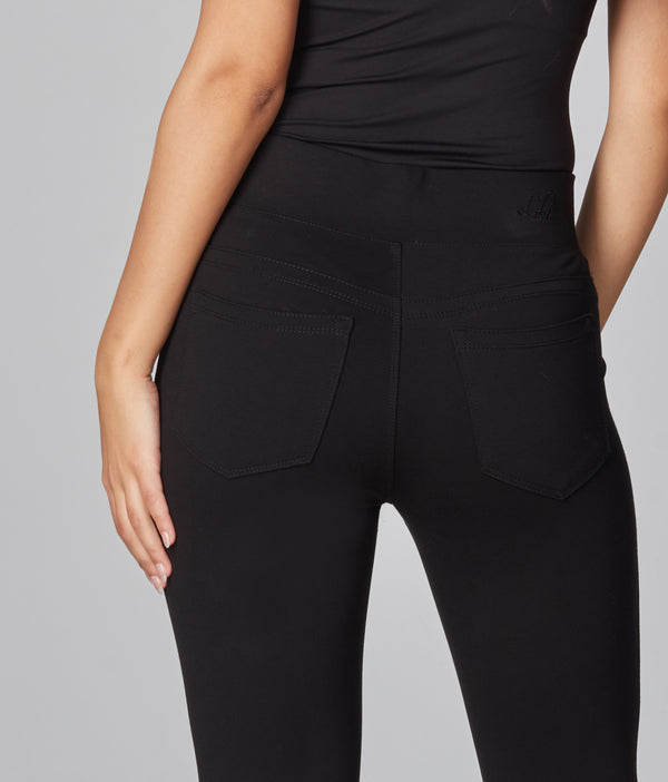 Lola Jeans Anna-JBLK Mid-Rise Leggings Black