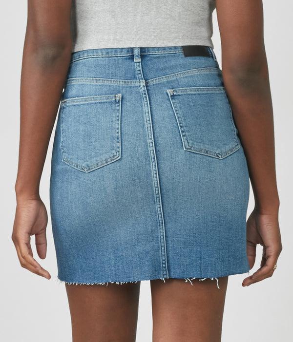 Lola Jeans MADDY-MDL High Rise Mini Skirt Morning Day Light