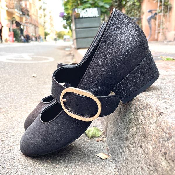 lola ramona Alice Pitch Black Glitter