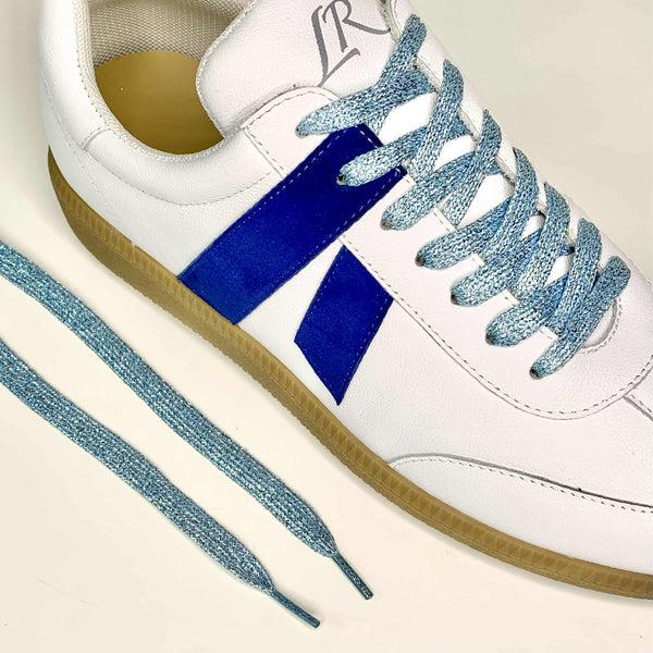 lola ramona Baby Blue Glitter Laces