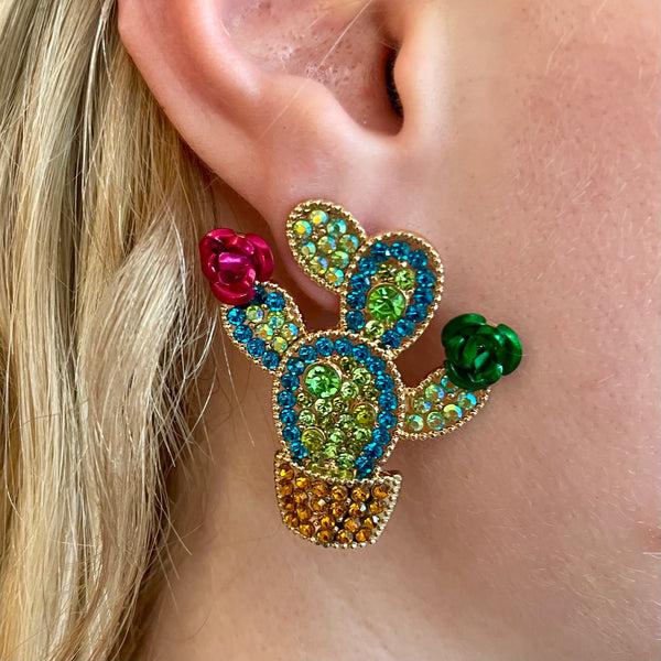 lola ramona Cactus Earrings