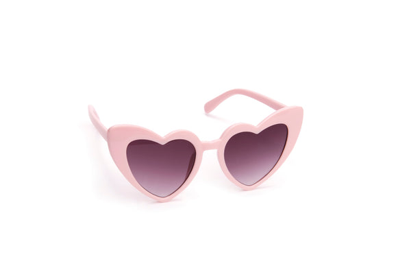 Lola Ramona Cat Eye Heart Shades - Pink