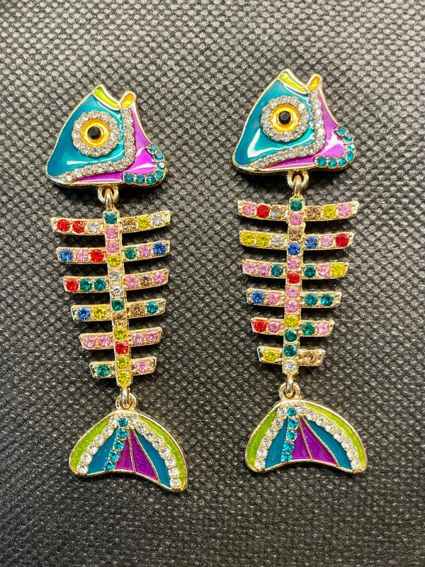 Lola Ramona Fishbone Earrings
