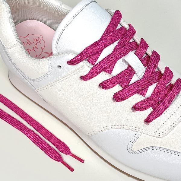 lola ramona Fuchsia Glitter Laces