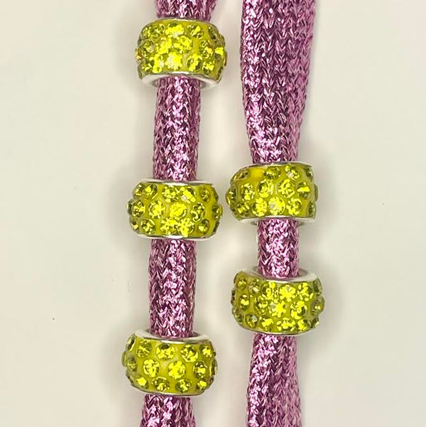 lola ramona Glittery Yellow Charm