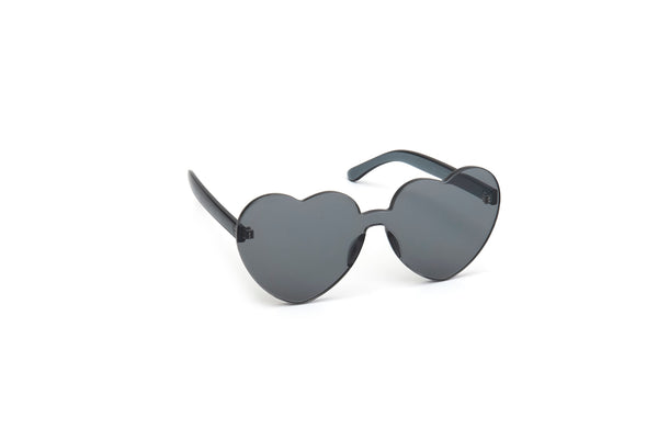 Lola Ramona Heart Shades - Black