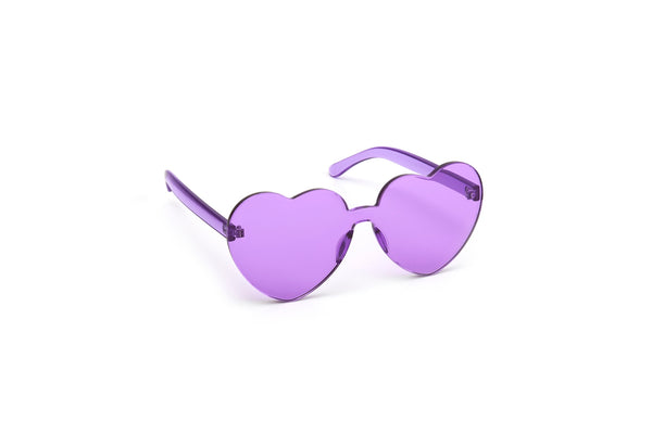 Lola Ramona Heart Shades - Purple