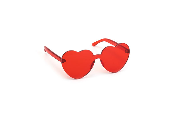 Lola Ramona Heart Shades - Red