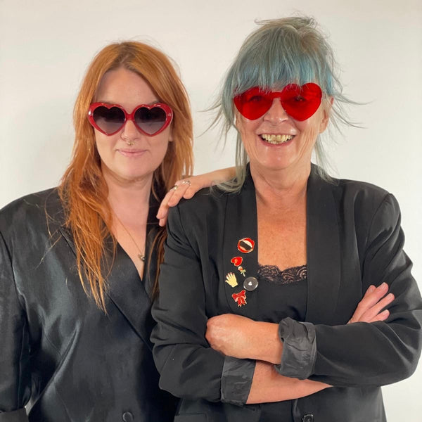 Lola Ramona Heart Shades - Turquoise