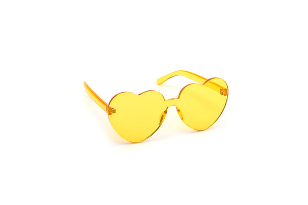 Lola Ramona Heart Shades - Yellow