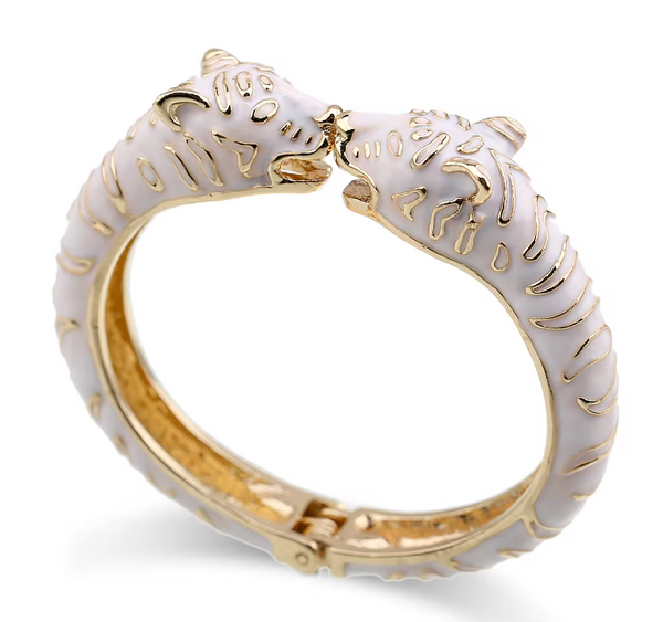 Lola Ramona Leopard Bangle Beige