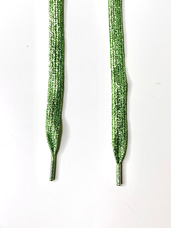 Lola Ramona Lime Green Glitter Laces