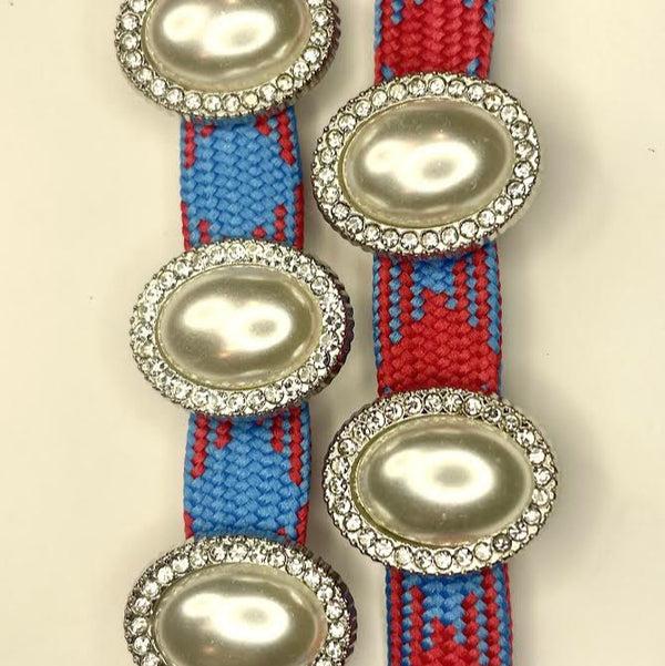 lola ramona Oval Glittery Pearl Charm