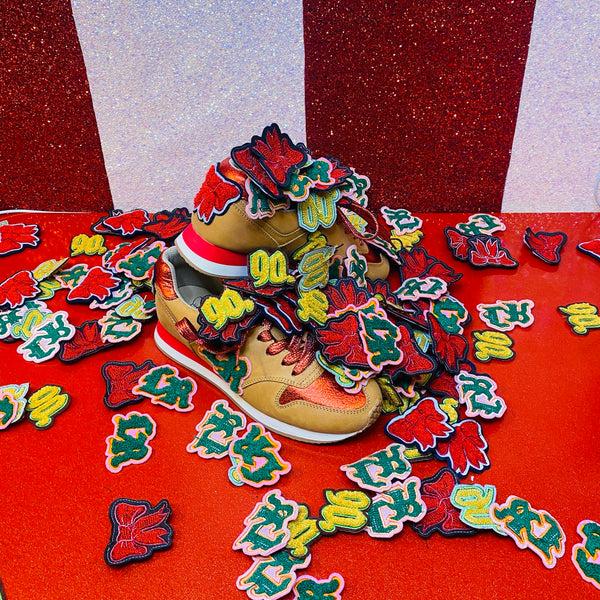 lola ramona Patches Letterman Style - set of 3