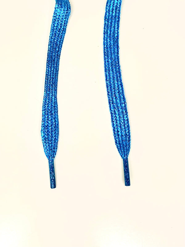 Lola Ramona Petroleum Blue Glitter Laces