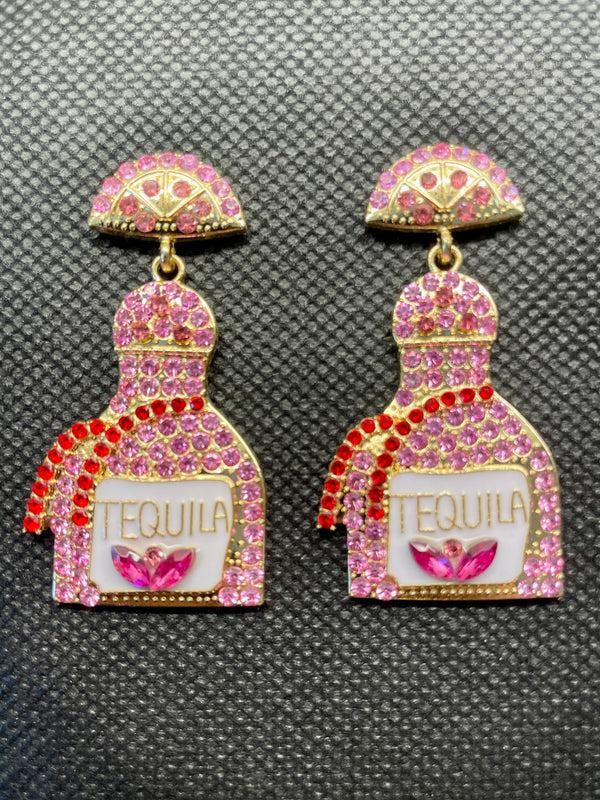 Lola Ramona Pink Tequila Earrings