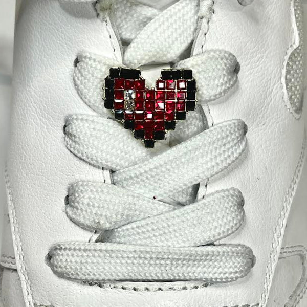 lola ramona Sparkly Pixelated Heart