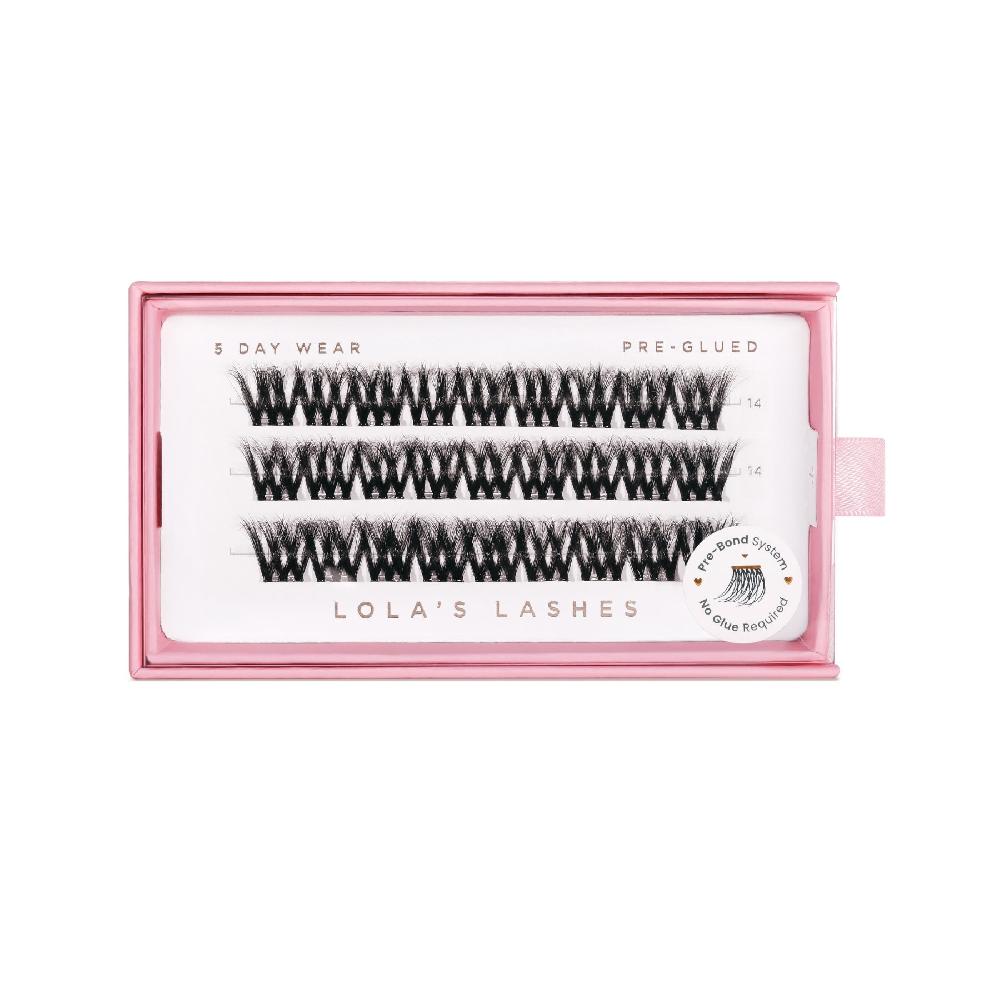 Lolas Lashes Bold Definition Single Length Pre-Glued Lashes