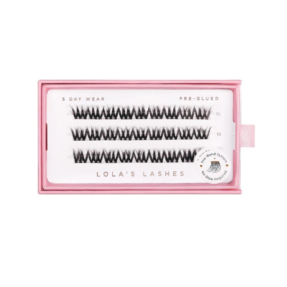 lolas lashes Bold Definition Single Length Pre-Glued Lashes
