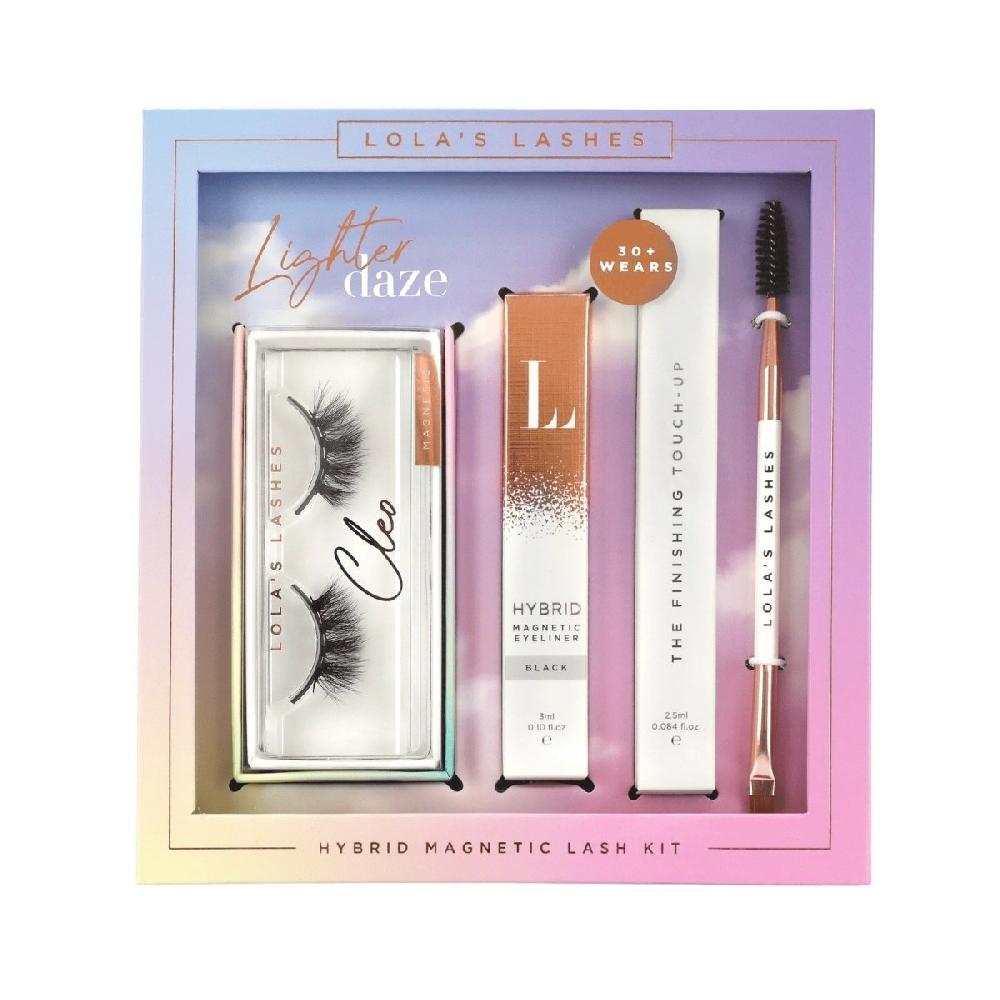 lolas lashes Cleo Hybrid Magnetic Half Lash Starter Set