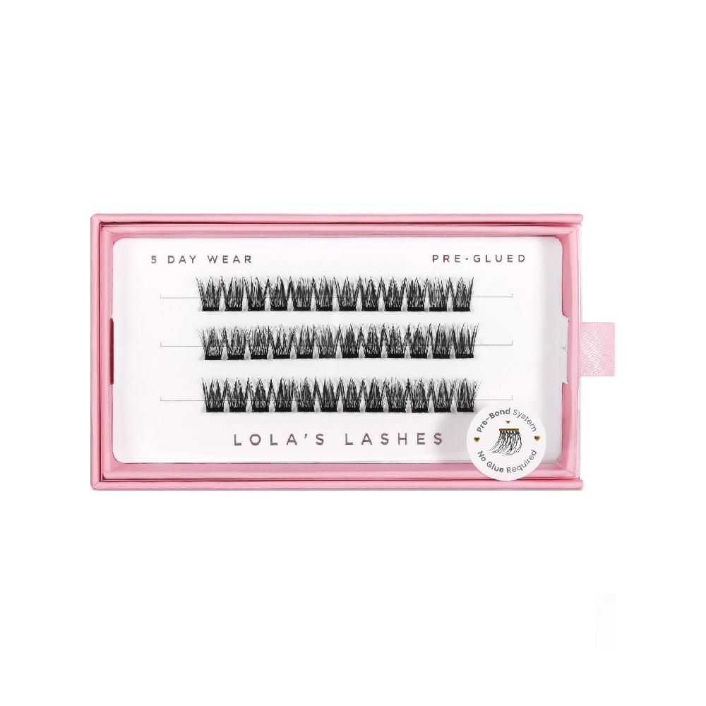 lolas lashes Defined Single Length Pre-Glued Lashes