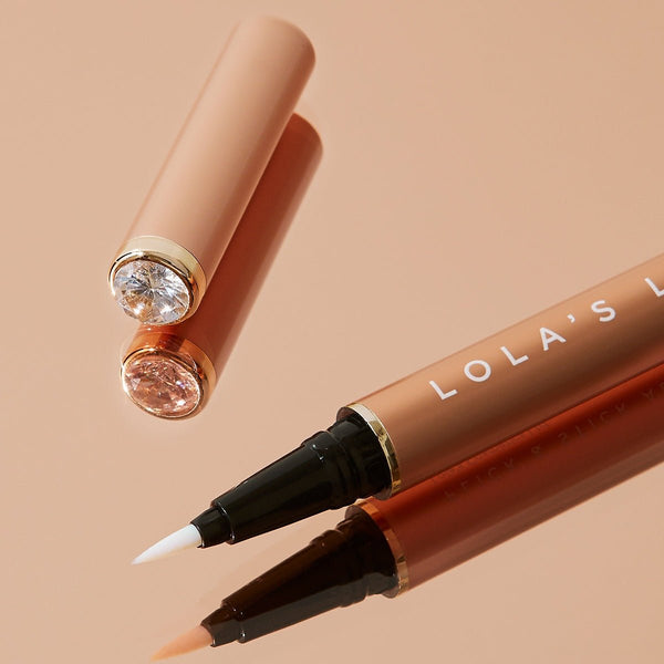Lolas Lashes Flick And Stick Adhesive Eyeliner Precision Pen - Clear