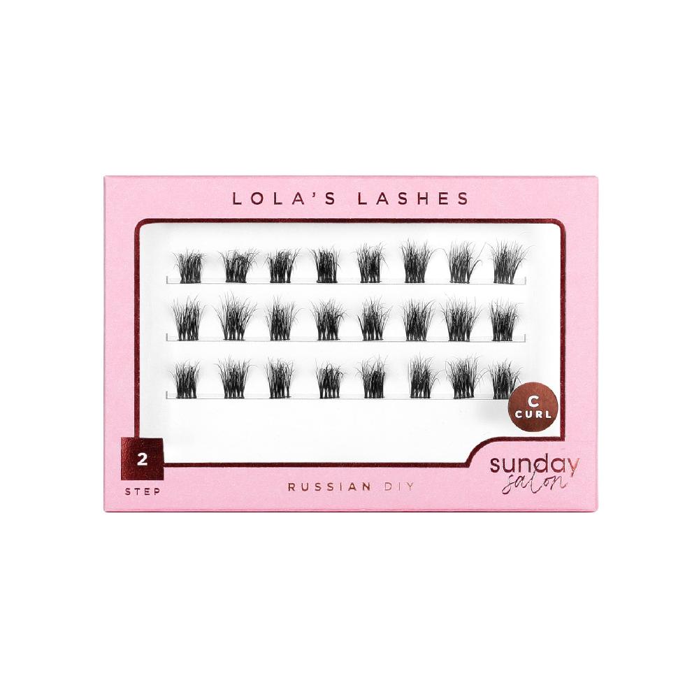 lolas lashes Fluffy Russian Single Length DIY Cluster Lashes