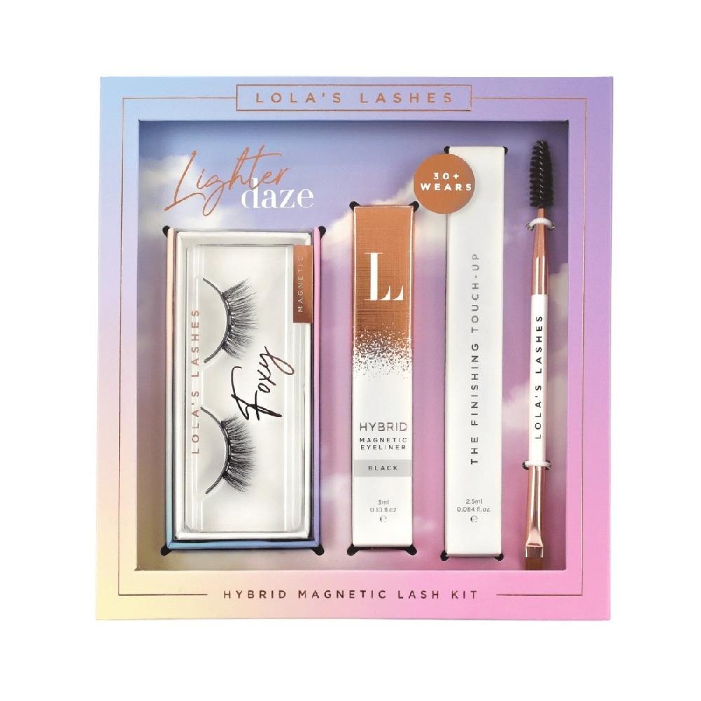 lolas lashes Foxy Hybrid+ Magnetic Half Lash Starter Set