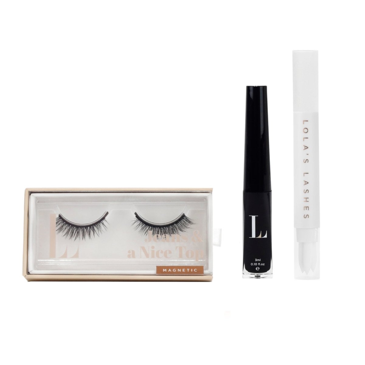 Lolas Lashes Jeans & A Nice Top Hybrid+ Magnetic Lash Starter Set