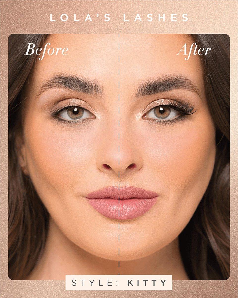 Lolas Lashes Kitty Hybrid+ Magnetic Lash Starter Set