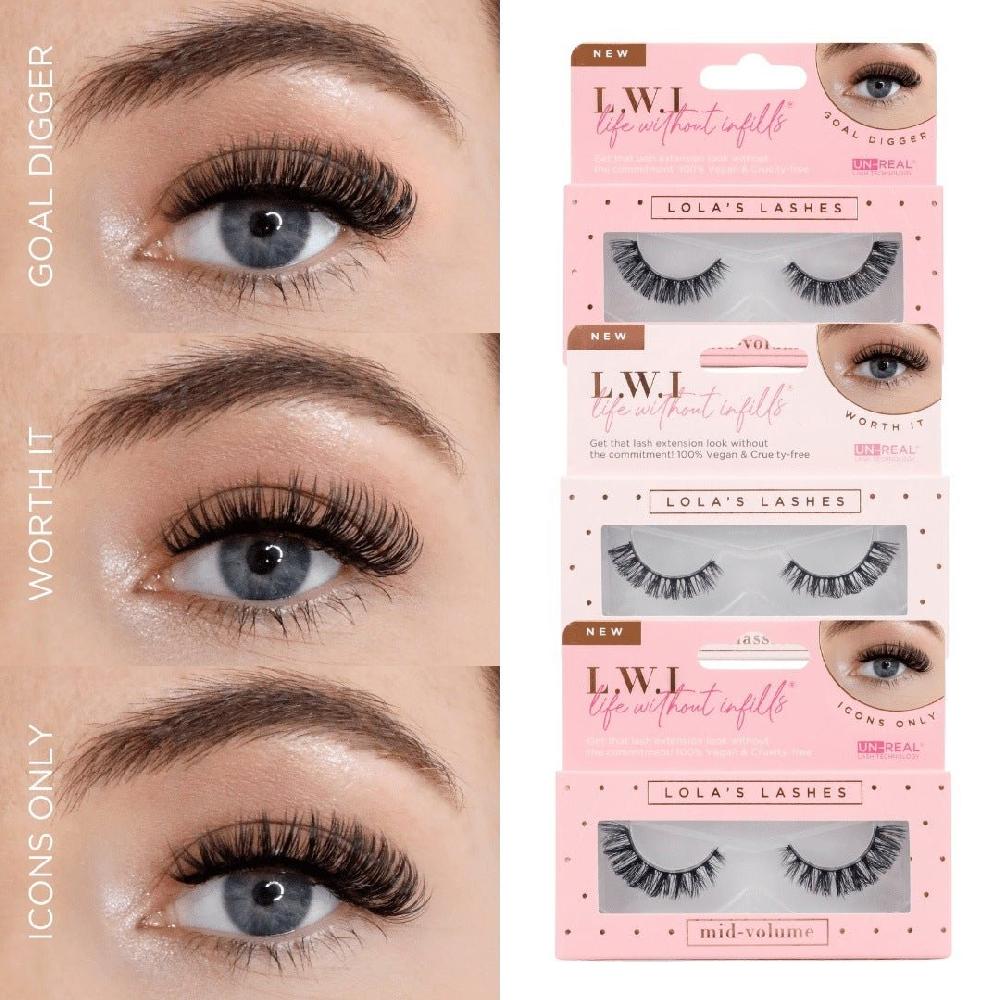 lolas lashes L.W.I Boss it Russian Strip Lash Bundle