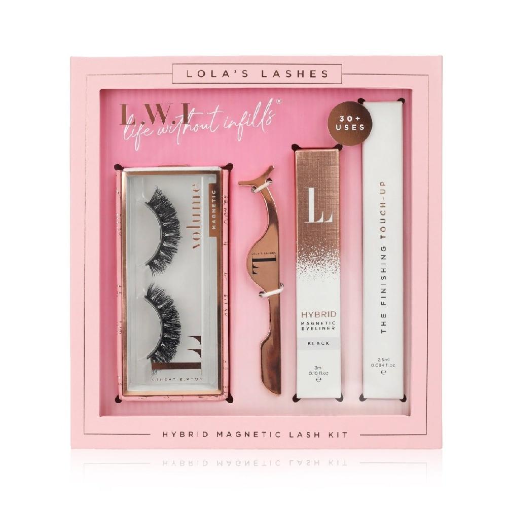 lolas lashes L.W.I Curl Power Russian Hybrid+ Magnetic Lash Starter Set