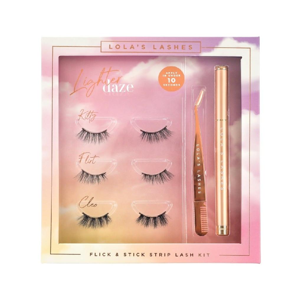 lolas lashes Lighter Daze Flick & Stick Half Lash Set