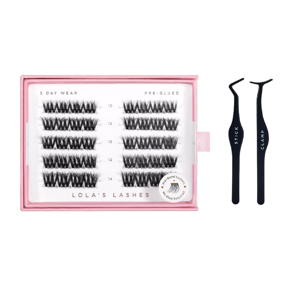 lolas lashes Bold Definition Pre-Glued Lashes Set